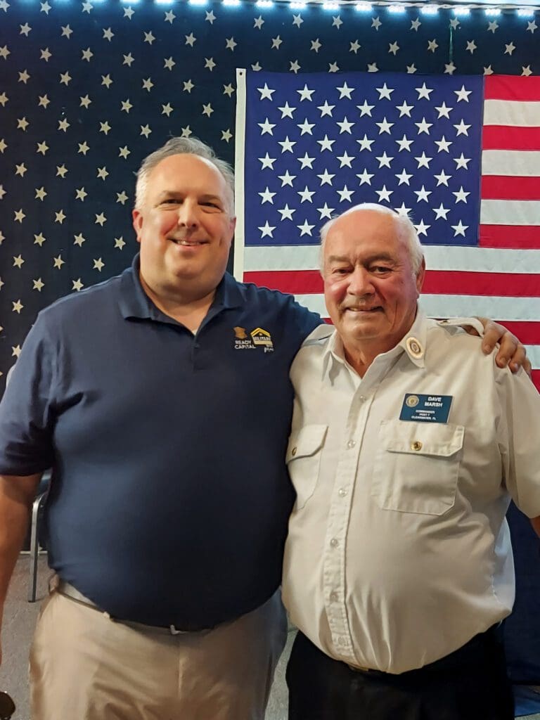 John Moshier & Commander Dave Marsh American Legion Post 7